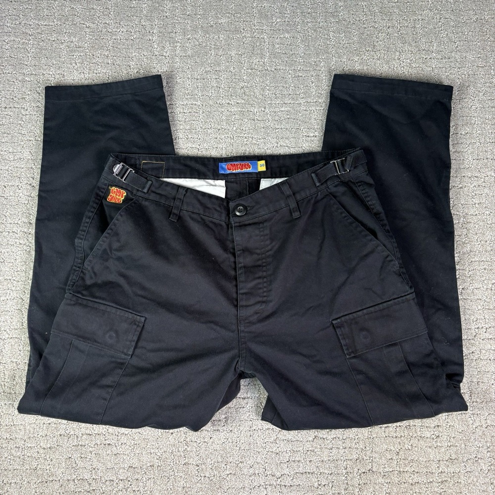 Empyre Cargo Pants 30 Baggy Carpenter Double Knee Belted Relaxed Mens Skate
